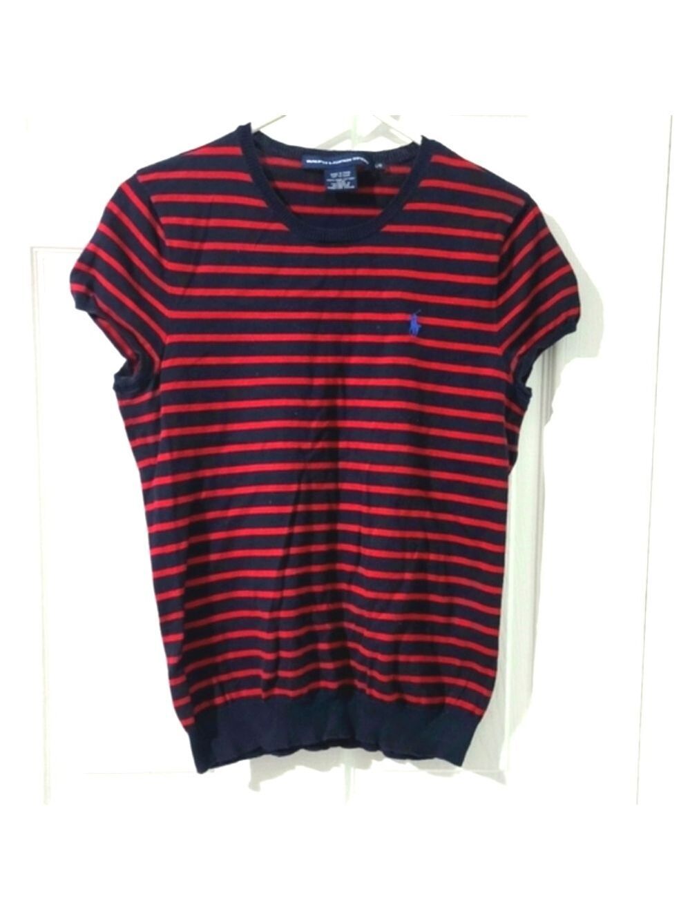 Ralph Lauren Sport Women's Stripe Top Size L
